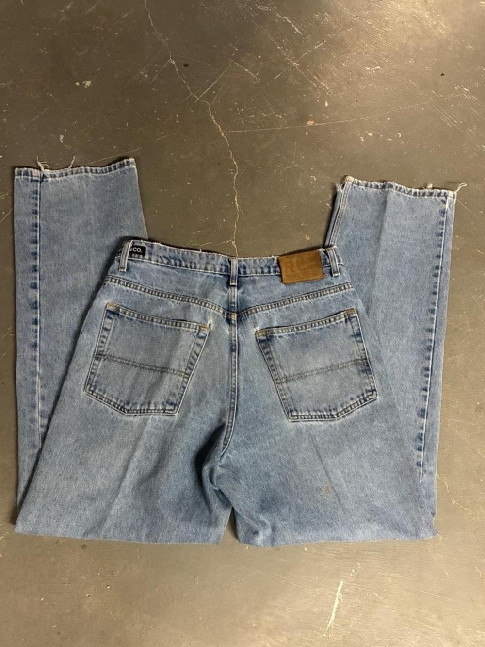 Vintage Men’s Ralph Lauren Polo Jeans Co 67 Loose Fit Jeans Distressed 32x34